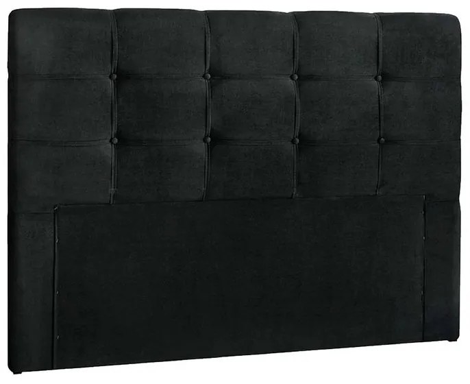Cabeceira Painel Cama Box Casal Queen 160cm Ana Luísa Suede Preto - Sheep Estofados - Preto