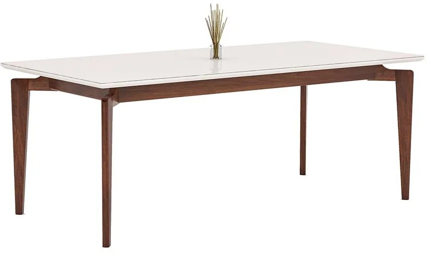 Mesa de Jantar Chermont Com Vidro - VM 53424 1.40 x 0.90