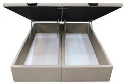 Base Box Baú para Cama Casal Queen 158x198cm Bipartido Liz S05 Sintéti