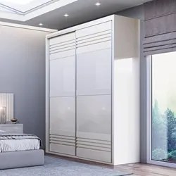 Guarda Roupa Solteiro 179cm 2 Portas de Correr 100% MDF TW601 Off Whit
