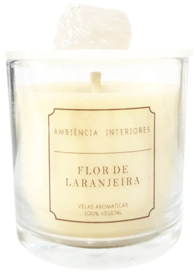 Vela Aromática Flor de Laranjeira Cristal  Cristal