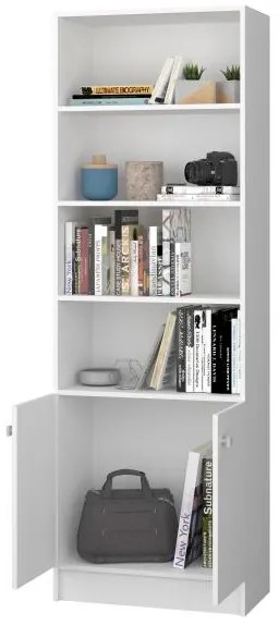 Estante Prateleira Livreiro 2 Portas Bl 03 - Branco