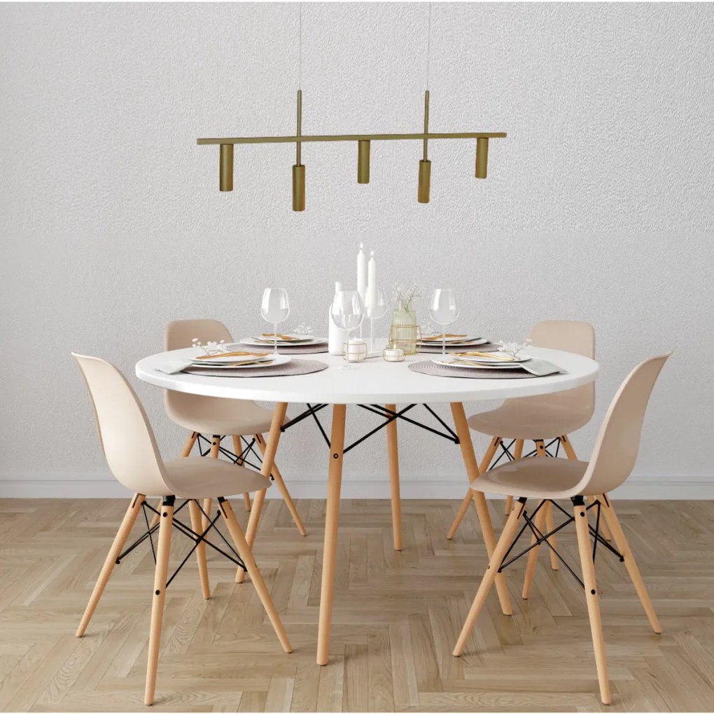 Pendente Retângular 101X3,8X44,5Cm Tubo Desalinhado Alumínio 5Xmr11 -... (PRETO)