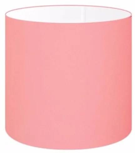 Cúpula Abajur Cilíndrica Cp-8005 Ø18x18cm Rosa Bebê