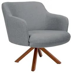 Kit 2 Poltronas Decorativas Giratórias Base Giromad Madeira Jade C-416