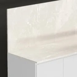 Tampo e Painel Para Balcão 120cm MDP Minsk Z06 Travertino - Mpozenato