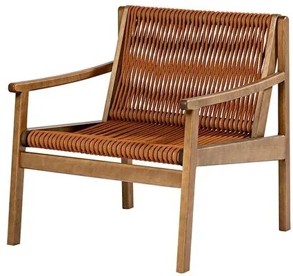 Poltrona Creta Corda Ocre Base Avela - 72553 Sun House