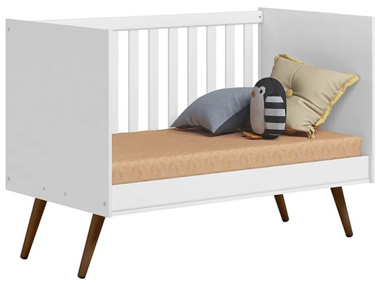 Berço Mini Cama Retrô Encanto Branco - Loja Sheep - Branco