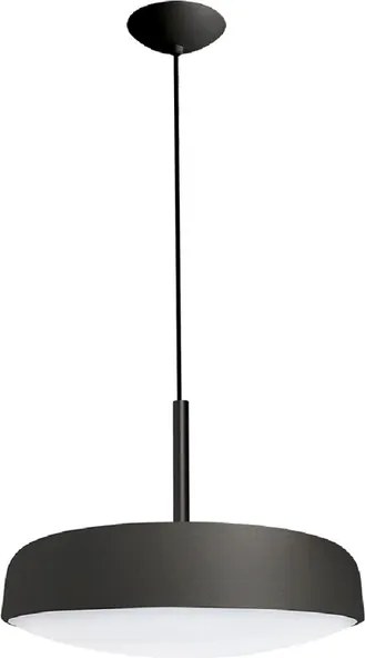 Pendente Aluminio Grafite 40Cm Victoria