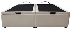 Base Box Baú para Cama Casal Queen 158x198cm Bipartido Liz S05 Sintéti
