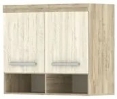 Armário Ponte Solteiro 97cm 199 Master 2 Portas Avelã Rústico/Ártico R