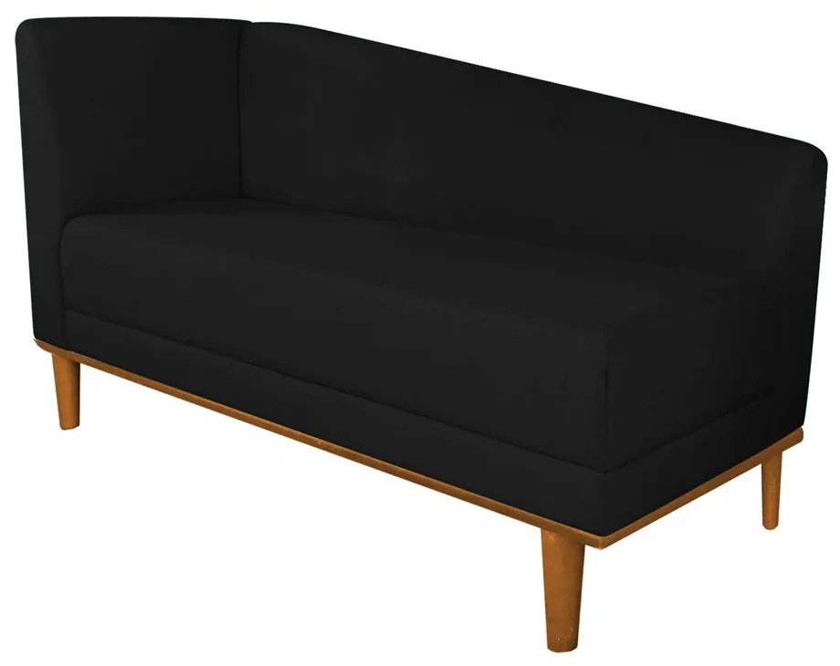 RECAMIER MONET COMPOSE CORANO NOZES COM  - Linho A79 Preto