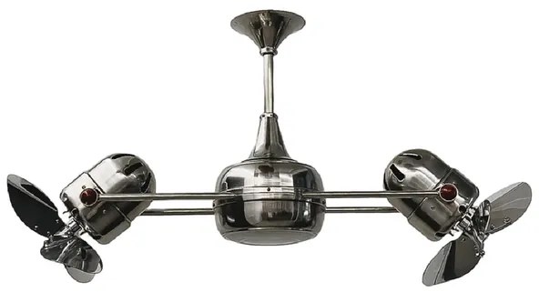 Ventilador De Teto Aco Inox 220V Duplo Dinamico