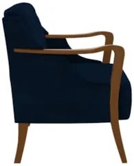 Kit 2 Poltronas Decorativas para Sala de Estar Capitonê Lapa Z32 Velud