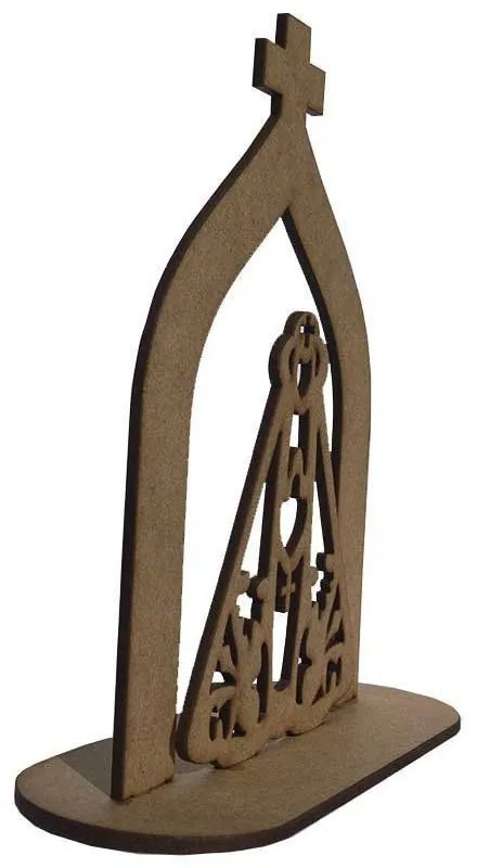 Capelinha Oratorio Santa Nossa Senhora Aparecida MDF M08 - D'Rossi