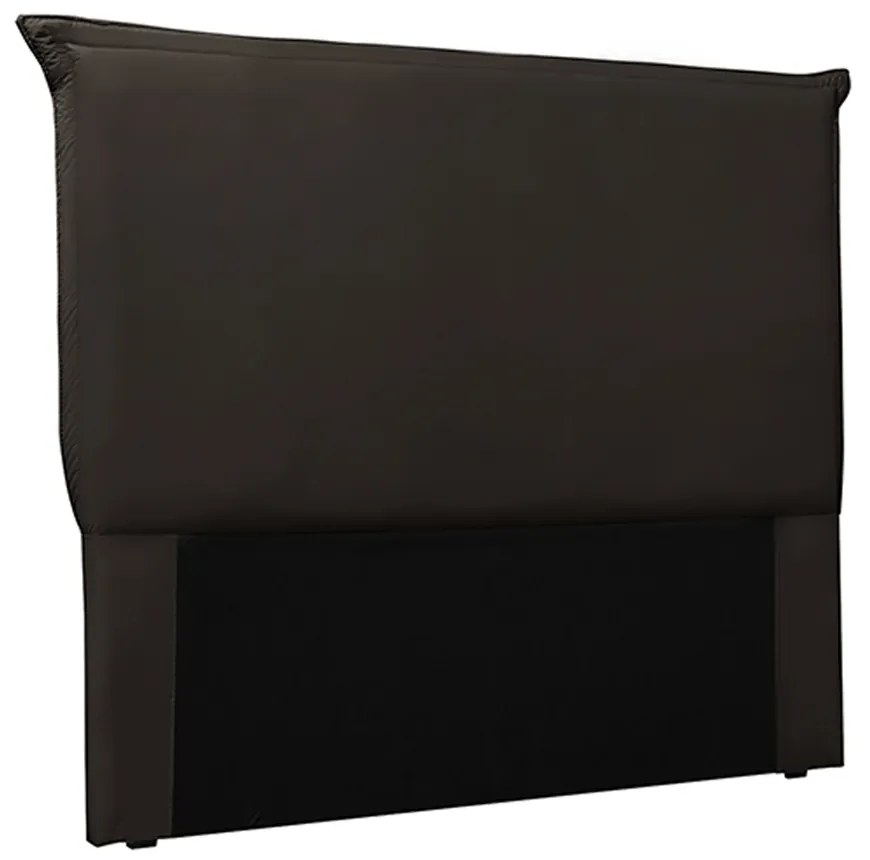 Cabeceira Decorativa Casal 1,40M Trento PU Marrom G63 - Gran Belo