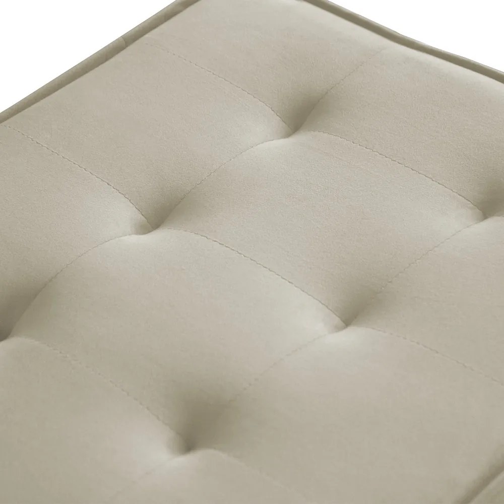 Puff Decorativo Coímbra 60x80 Suede Bege
