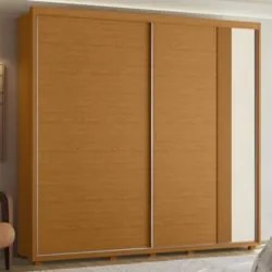 Guarda Roupa Casal 240cm 2 Portas Aline Flex A02 Off/Sálvia - Mpozenat