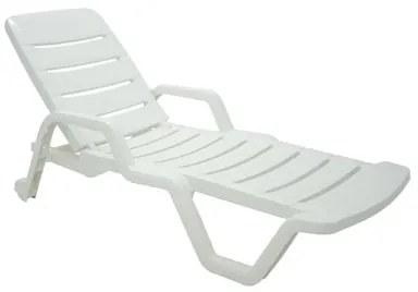 Espreguiçadeira Tramontina Leblon Basic em Polipropileno Branco