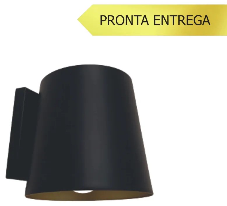 Arandela Cup Fixa 10X13X12Cm Alumínio 1Xe27 Mini Bulbo G45 - Qimporta... (CHAMPANHE)