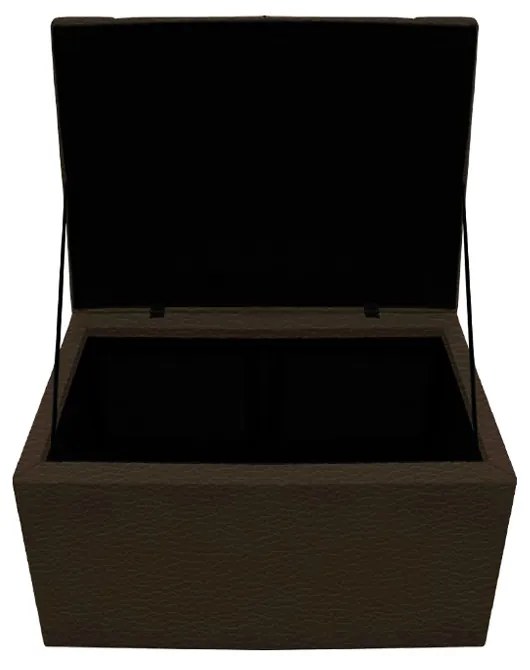 Calçadeira Copenhague 90 cm Solteiro Corano Marrom - ADJ Decor