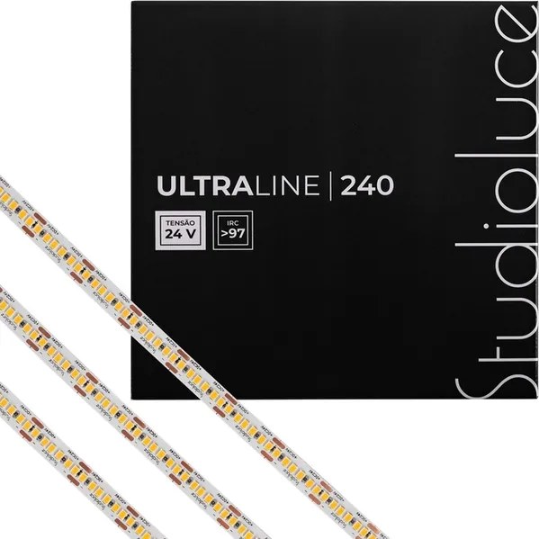 Fita De Led 20W Por Metro 24V Irc97 5M 2700K Ultraline