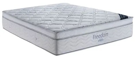 Colchao Freedom Queen 158 cm (LARG) Branca com Cinza - 42516 Sun House