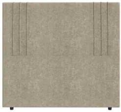 Cabeceira Cama Box Queen 160cm Estofada Rama Boucle Capuccino Z04 - Mp