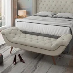 Cabeceira Cama Box Queen 160cm Provença e Recamier Veneto Z37 Boucle C