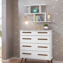 Prateleira Decorativa Infantil 2 Nichos Mimo Q01 Branco - Mpozenato
