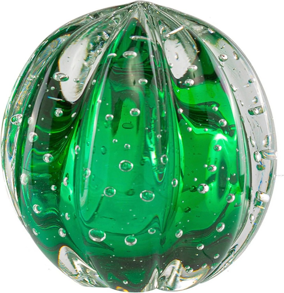 Esfera Murano Senna G - Verde Folha Verde Folha