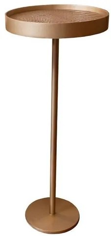 Mesa Apoio Kyoto Media Croco Fendi Base Champagne 55cm - 69592 Sun House