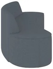 Sofá 5 Lugares para Sala de Estar Living 280cm Koane D06 Linho Mescla