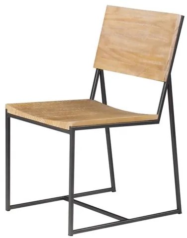 Cadeira York Metal Grafite DriftWood 83cm - 38020 Sun House