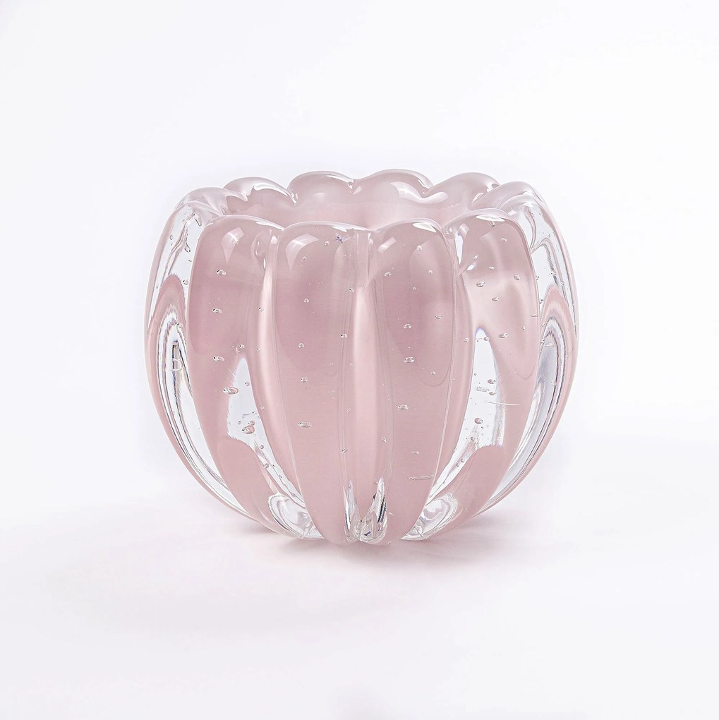 Cachepot Murano Liceu Jade Rosa