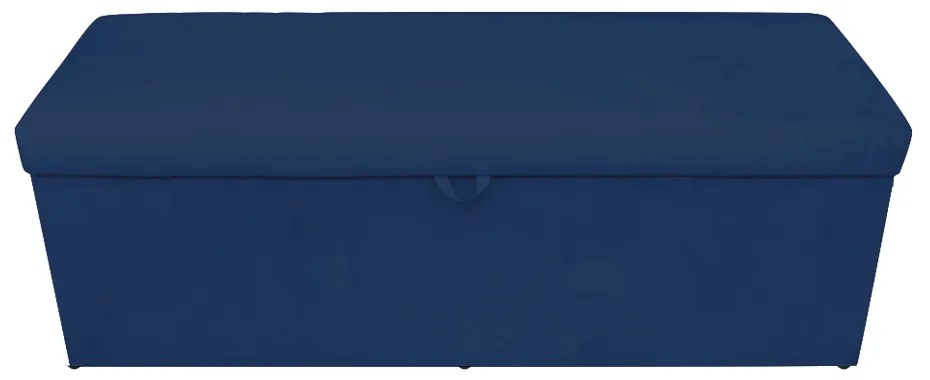 Calçadeira Clean 100 cm Suede D'Rossi - Azul Marinho
