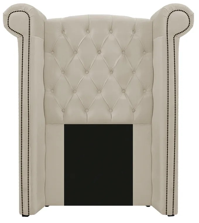 Kit Cabeceira e Calçadeira Veneza 100 cm Solteiro Suede Bege - ADJ Decor