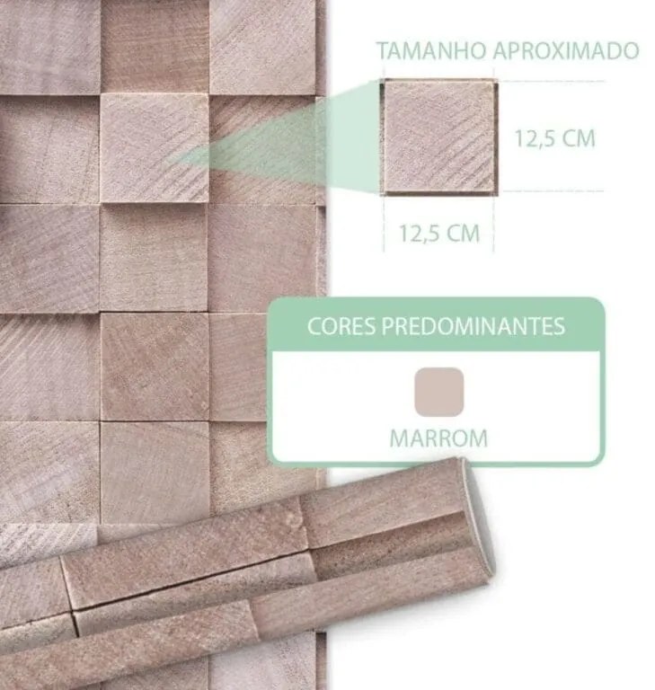 Papel De Parede Tocos 3D