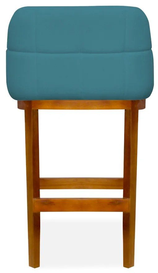 Banqueta Decorativa Talyta Linho Azul