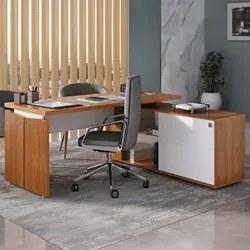 Mesa Escritório em L Gerência 170cm Corp A06 Freijó/Branco   - Mpozena
