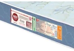 Colchão Casal Sleep Max Espuma D45 128x188x18cm Branco/Azul - Castor