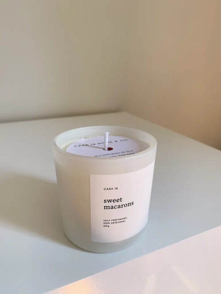 Vela Perfumada Sweet Macarons