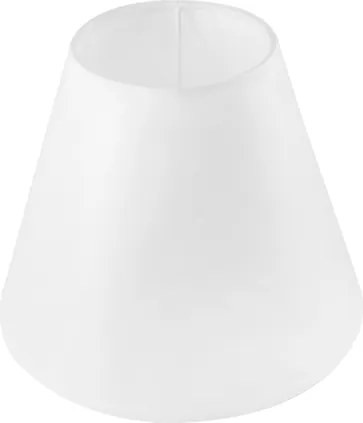 Cupula Conica Para Abajur Plastico Branco 20Cm