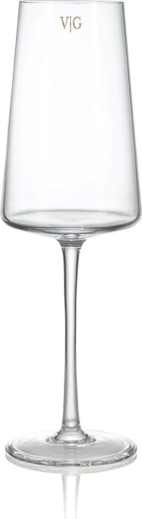 Taça de Cristal Mozart Basic Amaitê P/ Espumante 350ml  Incolor