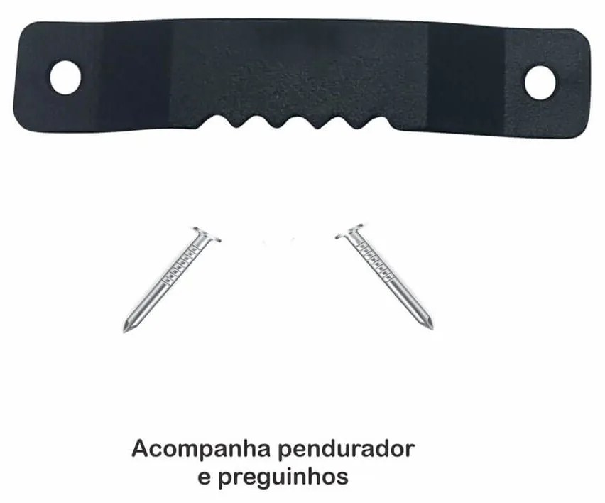 Porta Chaves Moldura 5 Ganchos O Hobbit Senhor dos Anéis - Preto