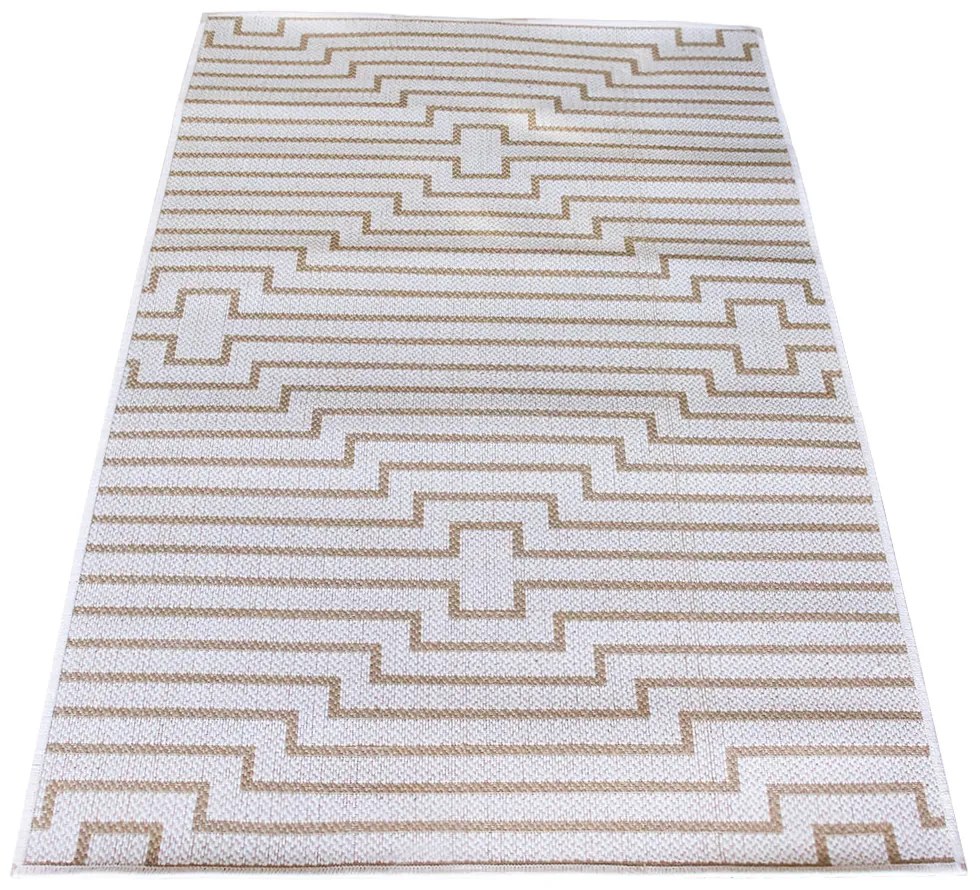 Tapete para Sala de Estar 100x150 Cm Dupla Face Nozes São Carlos - D'Rossi