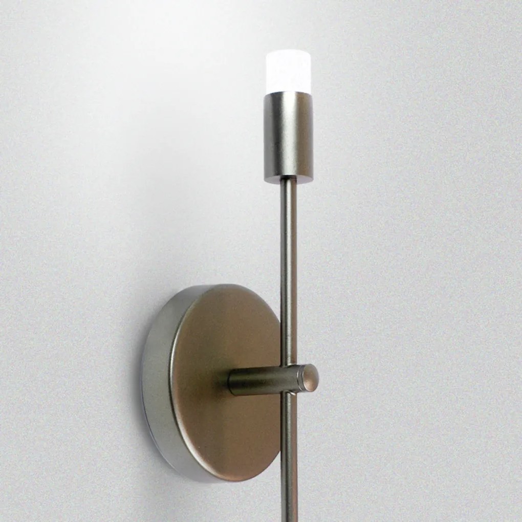 Arandela Cross Dupla 44,9X11X7,3Cm Led 10W - Usina 19743/2 (MN-F - Mar Neutro Fosco, 3000k, 220v)