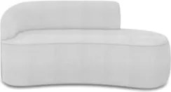 Sofá 3 Lugares 180cm Wendi e Poltrona Steve Boucle Cinza I01  - Mpozen