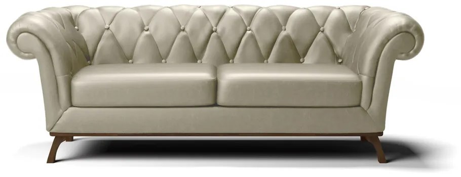 Sofá 3 Lugares Viena D07 230cm Base de Madeira Corano Palha - D'Rossi