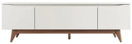 Rack Flynt Off White Fosco Base Natural 1,80 MT - 69764 Sun House